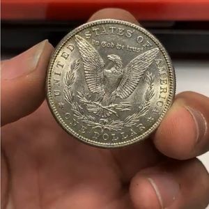 1890-S Morgan Silver Dollar. Better Date. Toner. BU/MS coin🔥